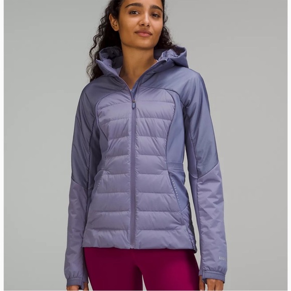 Light purple hooded lulu lemon fitted jacket - Picture 1 of 5
